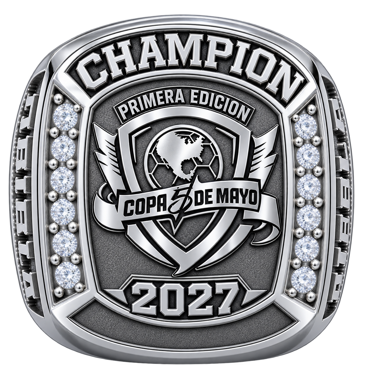 Anillo de subcampeón en plata de la Copa 5 de Mayo Puebla